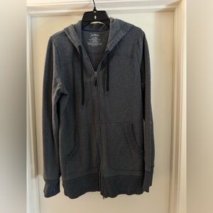 L.L. Bean Women’s Gray Zip up Long Sweatshirt